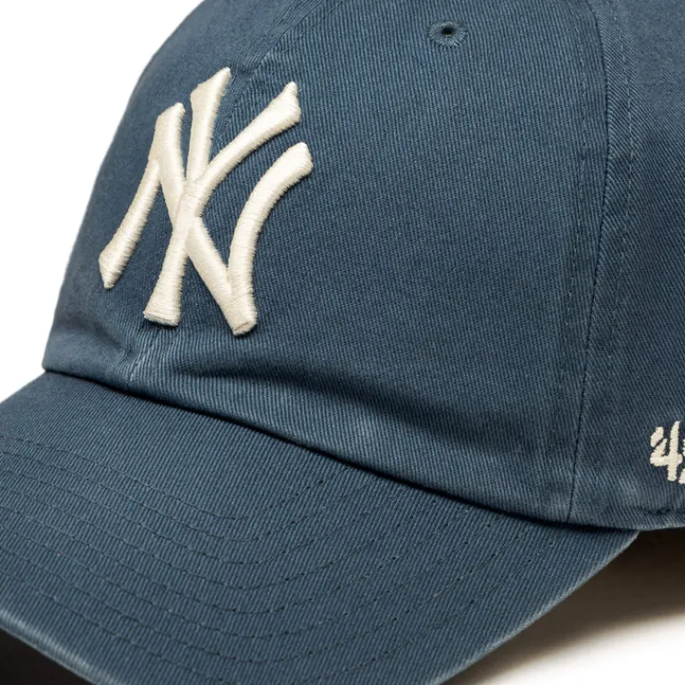 47 Alle Anzeigen|Caps & Bucket Hats*MLB New York Yankees *Clean Up* Cap Timber Blue