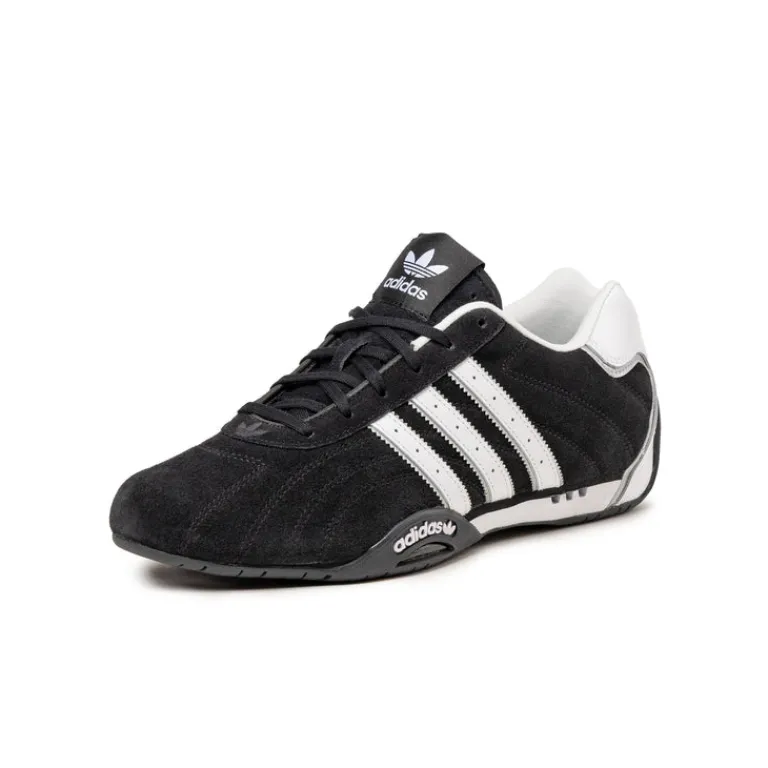 Adidas Sneakers En Cuir|Baskets Décontractées Terrace*Adi Racer Lo Core Black / Cloud White / Silver Metallic