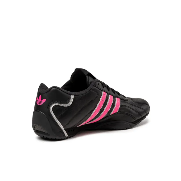 Adidas Sneakers En Cuir|Baskets Décontractées Terrace*Adi Racer Lo W Core Black / Lucid Pink / Silver Metallic