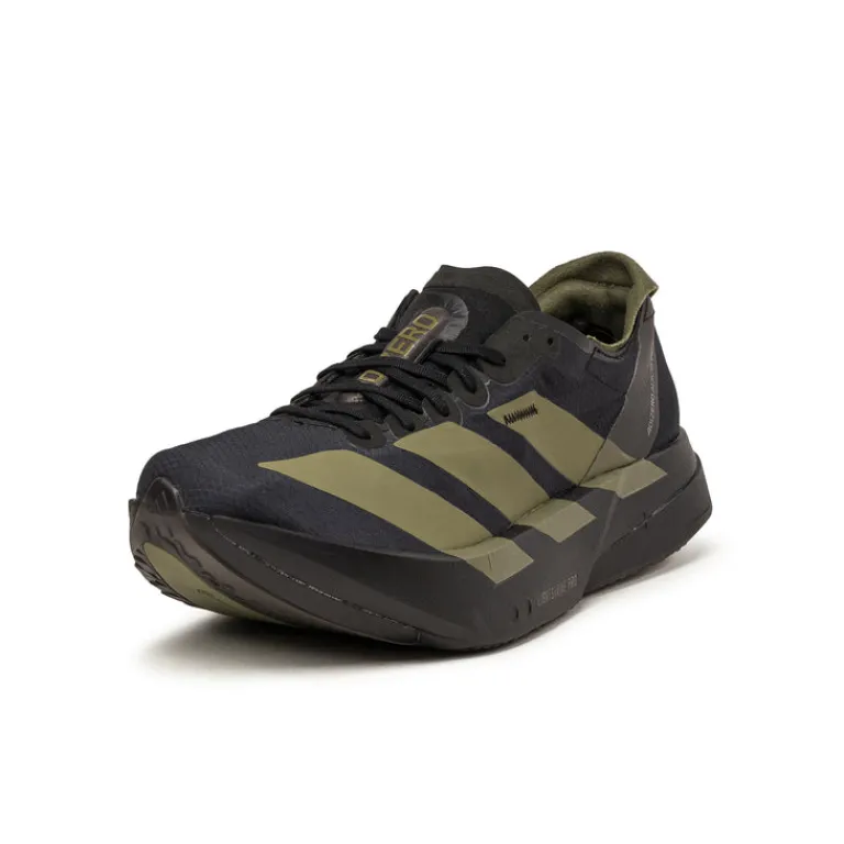 Adidas Sneakers Végétaliens|Chaussures De Running*Adizero Adios Pro 4 Core Black / Focus Olive / Charcoal