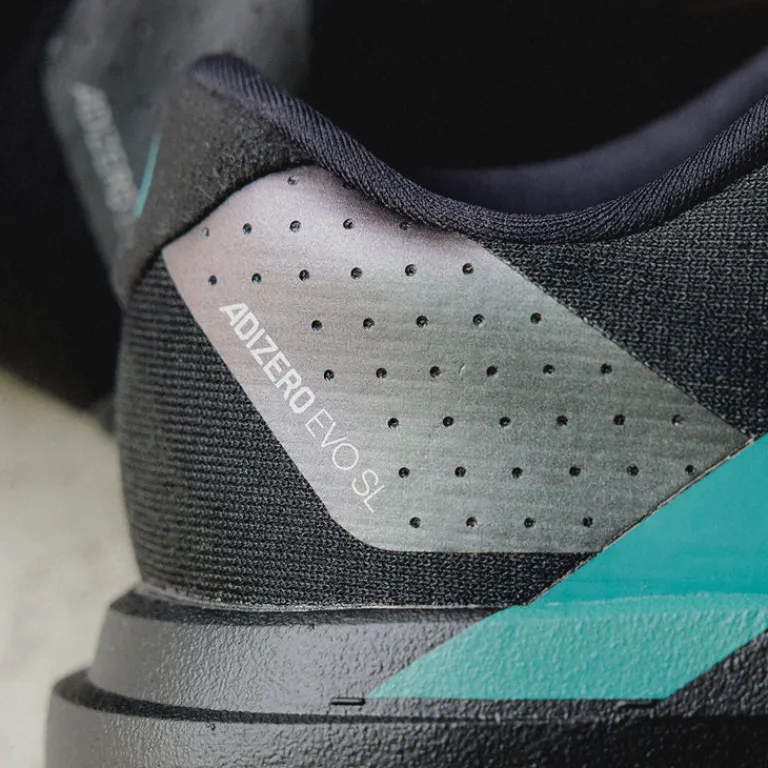 Adidas Sneakers Végétaliens|Chaussures De Running*adizero Evo SL M Core Black / Pure Teal / Grey Four