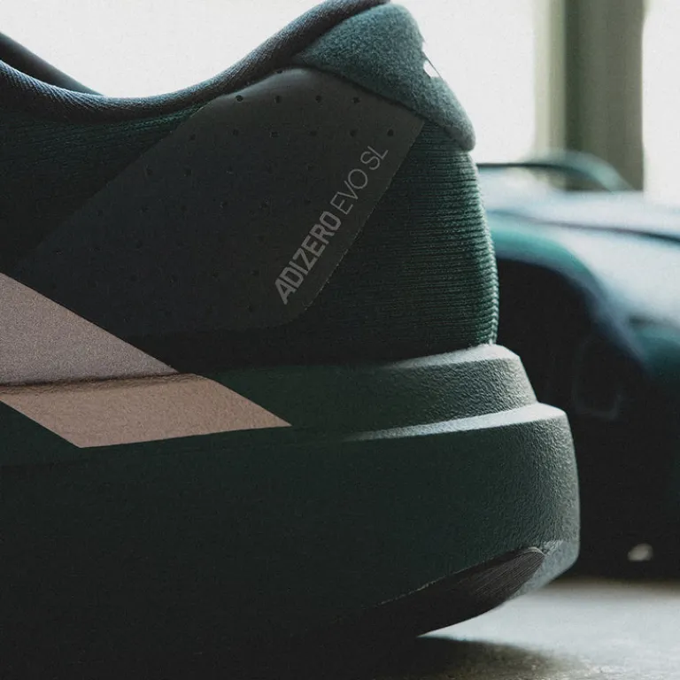 Adidas Sneakers Végétaliens|Chaussures De Running*adizero Evo SL M Aurich Ivy / Taupe Oxid / Iron Metallic