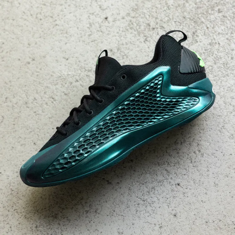 Adidas Sneakers Végétaliens*Anthony Edwards 1 Low Arctic Night / Core Black / Screaming Green