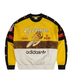Adidas Pullover*Archive Cycling Sweatshirt EQT Yellow / Cloud White / Black