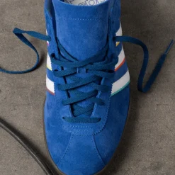 Adidas Sneakers En Cuir|Baskets Décontractées Terrace*Berlin 24 Blue / Cloud White / Dark Marine
