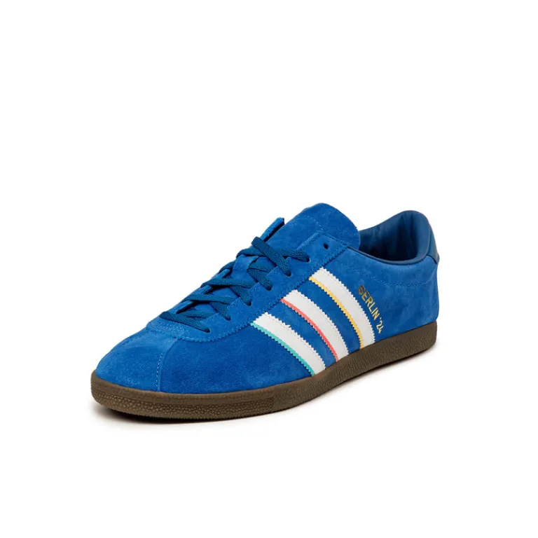 Adidas Sneakers En Cuir|Baskets Décontractées Terrace*Berlin 24 Blue / Cloud White / Dark Marine