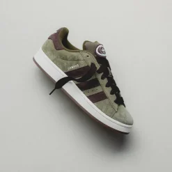 Adidas Sneakers En Cuir|Chunky Sneakers*Campus 00s Olive Strata / Dark Brown / Cloud White