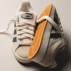 Adidas Chunky Sneakers*Campus 00s Cream White / Collegiate Green / Off White
