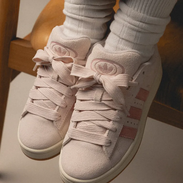Adidas Sneakers En Cuir|Chunky Sneakers*Campus 00s W Wonder Quartz / Cream White / Wonder Mauve