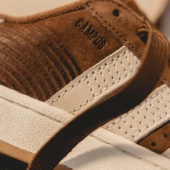 Adidas Sneakers En Cuir|Chunky Sneakers*Campus 00s W Preloved Brown / Crystal White / Cream White