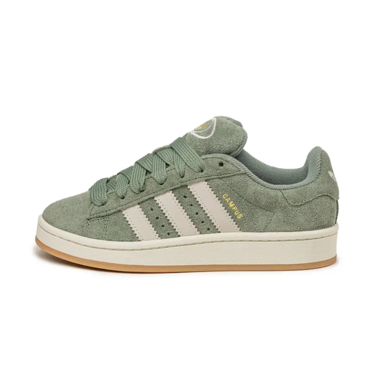 Adidas Sneakers En Cuir|Chunky Sneakers*Campus 00s W Silver Green / Off White / Gum 3