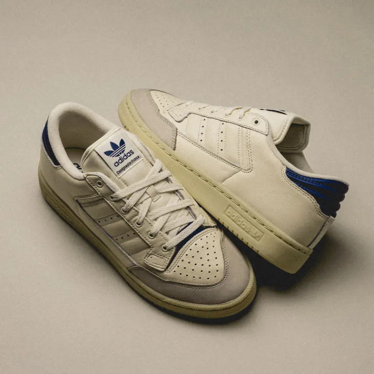 Adidas Sneakers En Cuir*Centennial 85 Low Cream White / Victory Blue / Sandy Beige