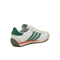 Adidas Sneakers En Cuir|Baskets Décontractées Terrace*Country OG W Footwear White / Collegiate Green / Clear Orange