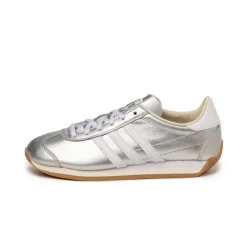 Adidas Sneakers En Cuir|Baskets Décontractées Terrace*Country OG W Silver Metallic / Footwear White / Cream White