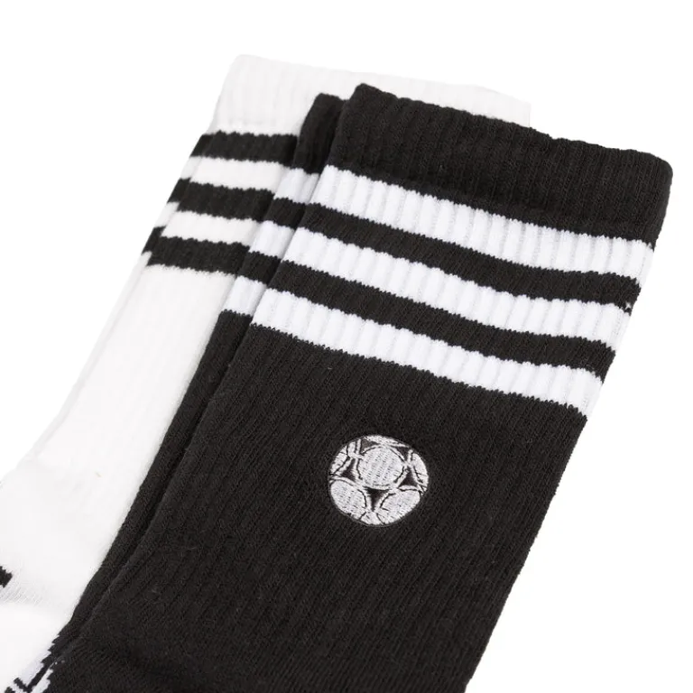 Adidas Chaussettes*Embroidered Football Crew Socks 2 Pairs White / Black