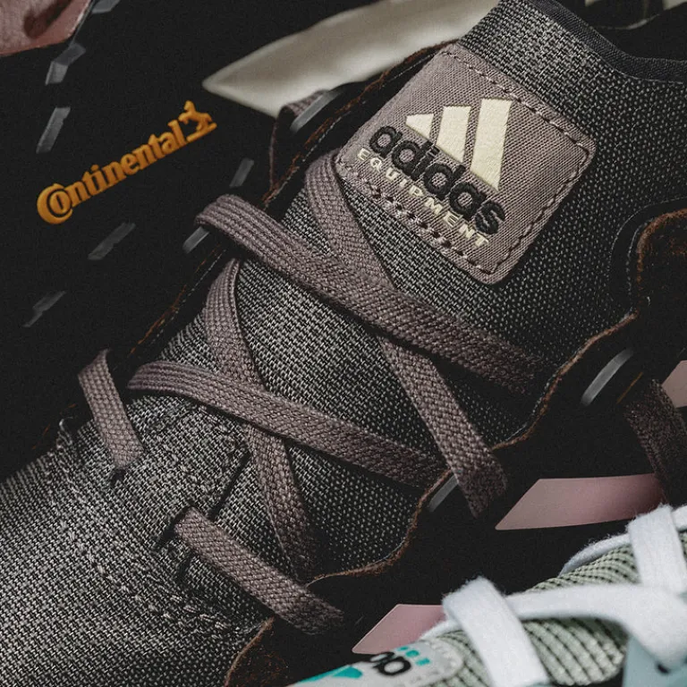 Adidas Sneakers Végétaliens|Chaussures De Running*EQT Agravic Charcoal / Sand Pink / Brown