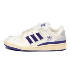 Adidas Sneakers En Cuir|Sneakers Blancs*Forum Low CL Cream White / Collegiate Purple / Warm Vanilla