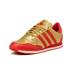 Adidas Sneakers En Cuir|Baskets Décontractées Terrace*Galaxy OG Gold Metallic / Red / Off White