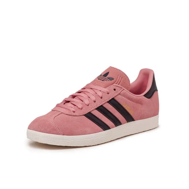 Adidas Sneakers En Cuir|Baskets Décontractées Terrace*Gazelle Glow Pink / Aurora Black / Core White