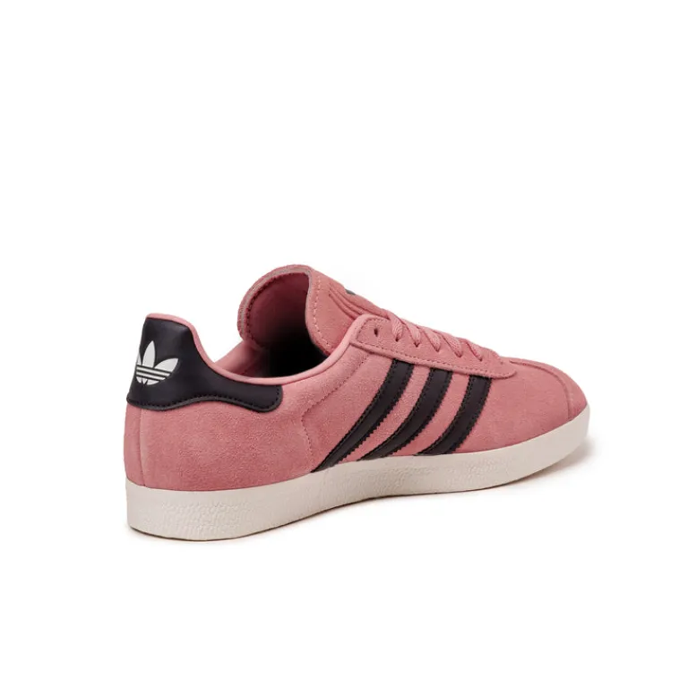 Adidas Sneakers En Cuir|Baskets Décontractées Terrace*Gazelle Glow Pink / Aurora Black / Core White