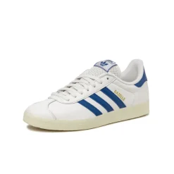 Adidas Sneakers En Cuir|Baskets Décontractées Terrace*Gazelle Core White / Royal Blue / Cream White