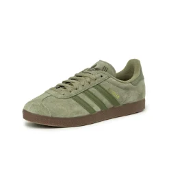 Adidas Sneakers En Cuir|Baskets Décontractées Terrace*Gazelle Orbit Green / Focus Olive / Gold Metallic