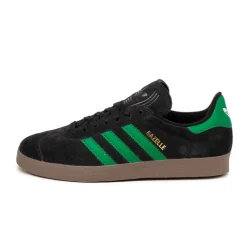 Adidas Sneakers En Cuir|Baskets Décontractées Terrace*Gazelle Core Black / Court Green / Cloud White