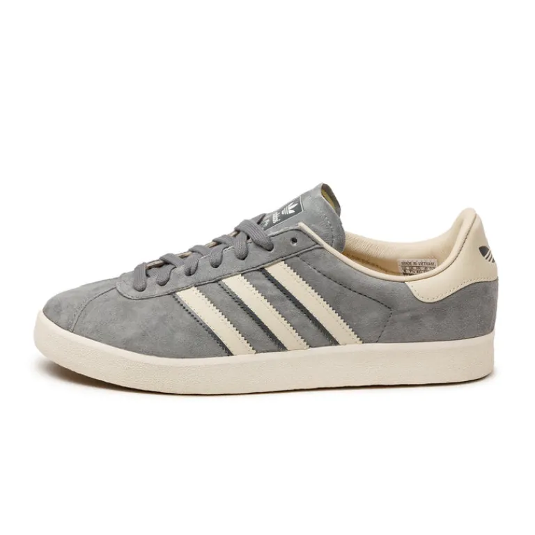 Adidas Sneakers En Cuir|Baskets Décontractées Terrace*Gazelle 85 Grey Three / Wonder White / Off White