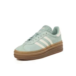 Adidas Sneakers À Plateforme|Sneakers En Cuir*Gazelle Bold W Ashen Green / Off White / Gum