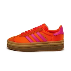 Adidas Sneakers À Plateforme|Sneakers En Cuir*Gazelle Bold W Orange / Semi Lucid Fuchsia / Orange