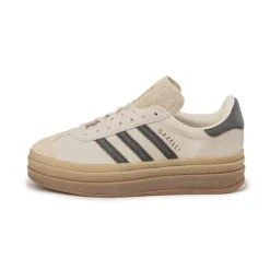 Adidas Sneakers À Plateforme|Sneakers En Cuir*Gazelle Bold W Cream White / Core Black / Sand Strata