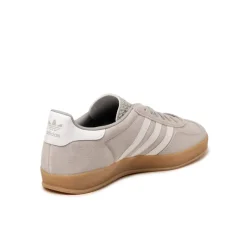 Adidas Sneakers En Cuir|Baskets Décontractées Terrace*Gazelle Indoor Grey Two / Footwear White / Gold Metallic