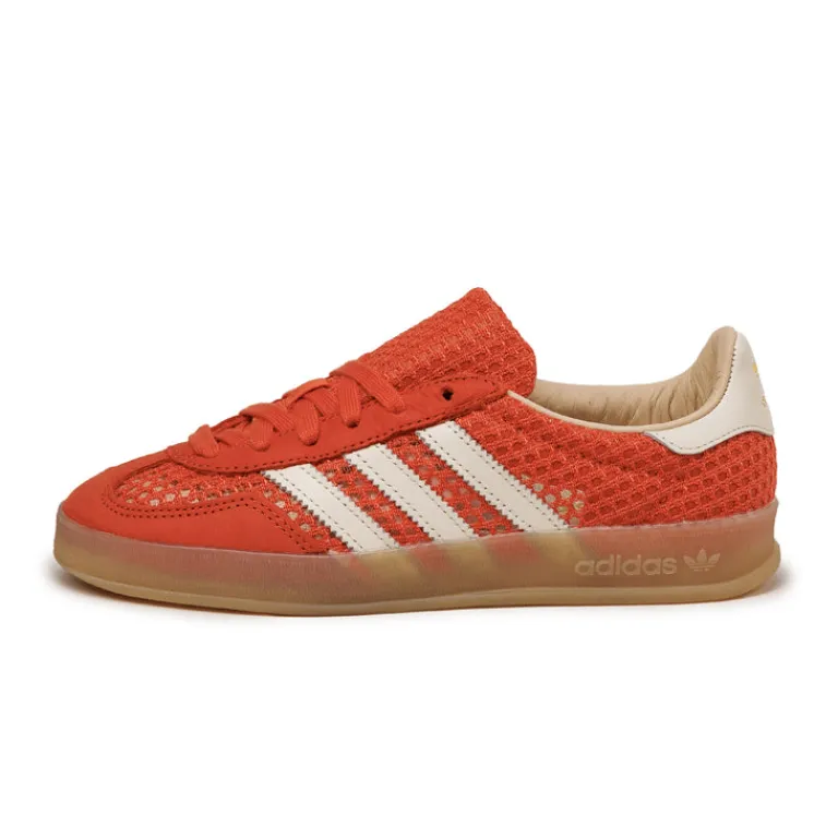 Adidas Sneakers En Cuir|Baskets Décontractées Terrace*Gazelle Indoor Glow Ambe / Off White / Magic Beige