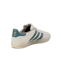 Adidas Sneakers En Cuir|Baskets Décontractées Terrace*Gazelle Indoor Cream White / Preloved Teal / Wonder White