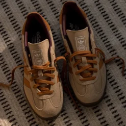 Adidas Sneakers En Cuir|Baskets Décontractées Terrace*Gazelle Indoor Warm Sandstone / Craft Ochre / Shadow Red