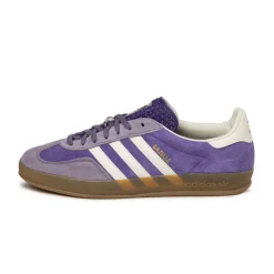 Adidas Sneakers En Cuir|Baskets Décontractées Terrace*Gazelle Indoor Collegiate Purple / Cloud White / Shadow Violet