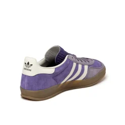 Adidas Sneakers En Cuir|Baskets Décontractées Terrace*Gazelle Indoor Collegiate Purple / Cloud White / Shadow Violet