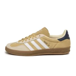 Adidas Sneakers En Cuir|Baskets Décontractées Terrace*Gazelle Indoor Oat / Footwear White / Shadow Navy