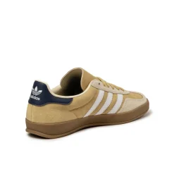 Adidas Sneakers En Cuir|Baskets Décontractées Terrace*Gazelle Indoor Oat / Footwear White / Shadow Navy