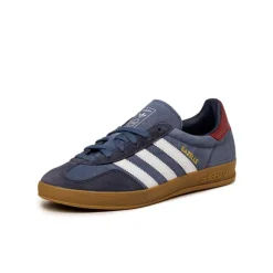 Adidas Sneakers En Cuir|Baskets Décontractées Terrace*Gazelle Indoor Prloin / Footwear White / Shadow Navy