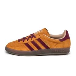 Adidas Sneakers En Cuir|Baskets Décontractées Terrace*Gazelle Indoor Craft Ochre / Shadow Red / Warm Sandstone