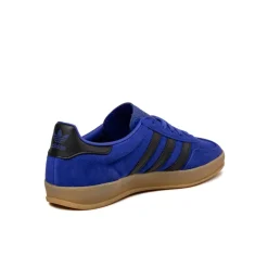 Adidas Sneakers En Cuir|Baskets Décontractées Terrace*Gazelle Indoor Lucid Blue / Core Black / Gold Metallic
