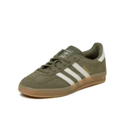 Adidas Sneakers En Cuir|Baskets Décontractées Terrace*Gazelle Indoor live Strata / Footwear White / Gold Metallic