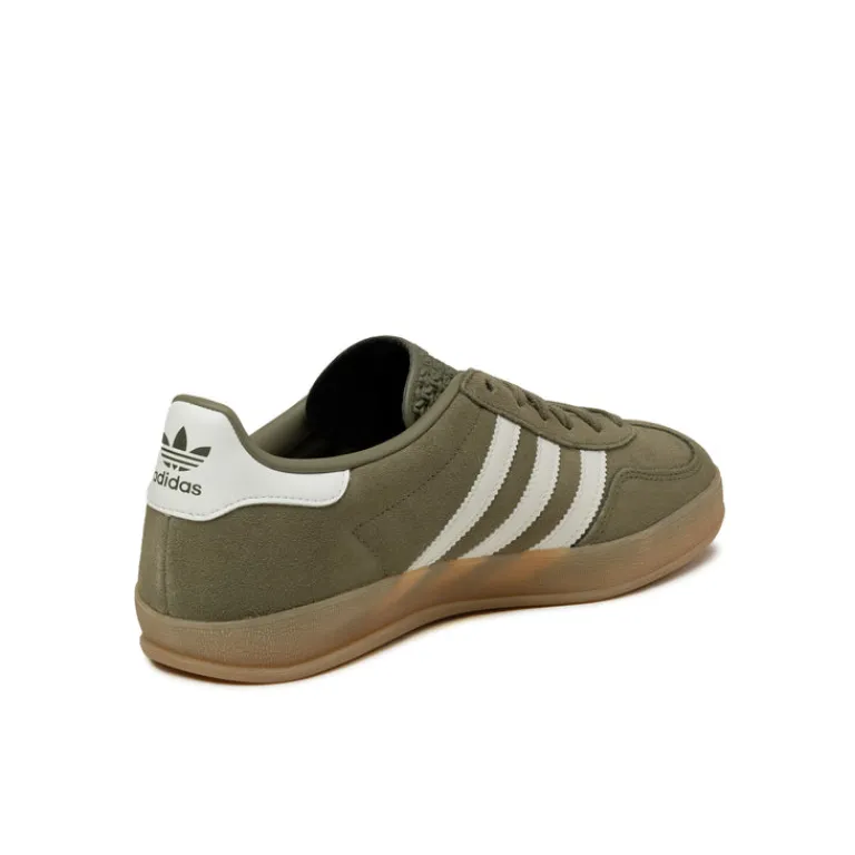 Adidas Sneakers En Cuir|Baskets Décontractées Terrace*Gazelle Indoor live Strata / Footwear White / Gold Metallic