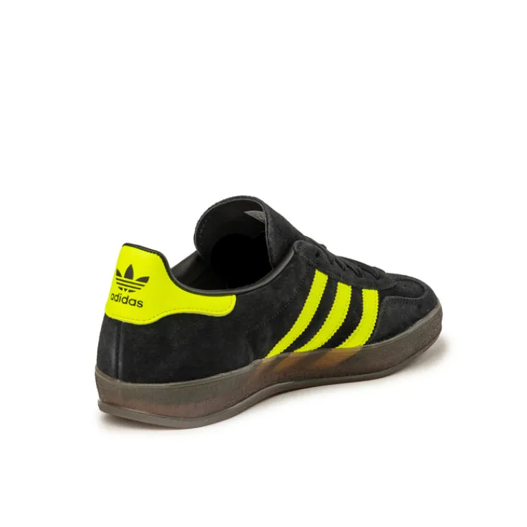Adidas Sneakers En Cuir|Baskets Décontractées Terrace*Gazelle Indoor Core Black / Solar Yellow / Cloud White