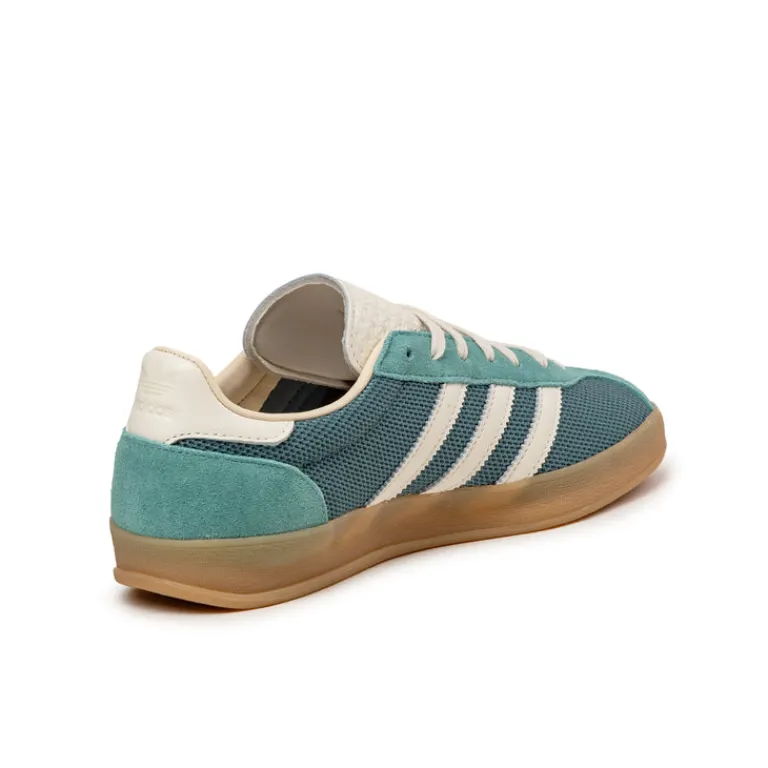 Adidas Sneakers En Cuir|Baskets Décontractées Terrace*Gazelle Indoor Pro Preloved Teal / Off White / Warm Sand