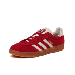 Adidas Sneakers En Cuir|Baskets Décontractées Terrace*Gazelle Indoor Pro Team Victory Red / Core White / Power Red