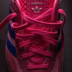 Adidas Sneakers En Cuir|Baskets Décontractées Terrace*Gazelle Indoor W Lucid Pink / Clear Pink / Gum 3