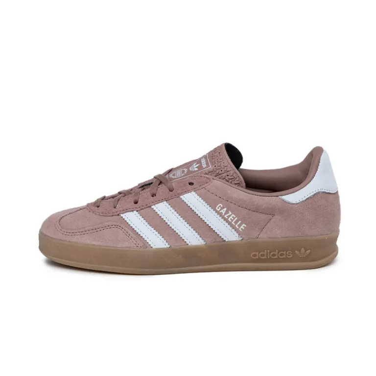 Adidas Sneakers En Cuir|Baskets Décontractées Terrace*Gazelle Indoor W Warm Clay / Cloud White / Gum