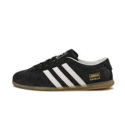 Adidas Sneakers En Cuir|Baskets Décontractées Terrace*Gazelle Low Pro W Core Black / Footwear White / Gum 3
